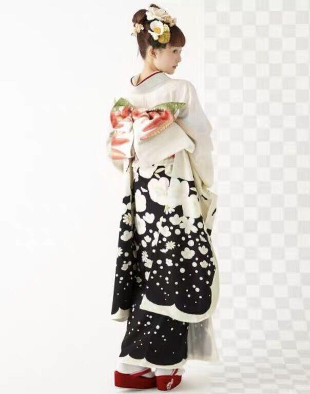 レディース着物 振袖 単衣 洗える着物 小紋 裏地ない お祭りグッズ成人